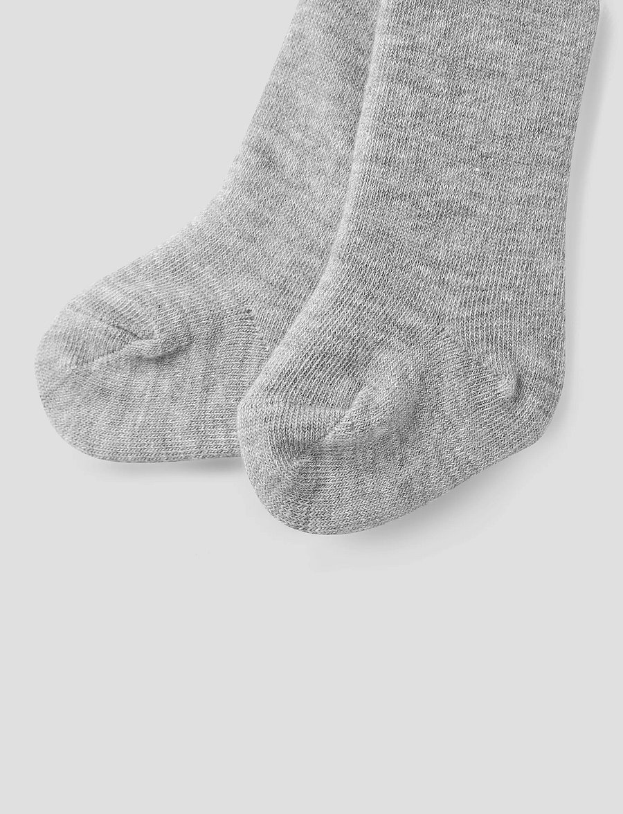name it - NBMWAK WO/BL PANTYHOSE SOLID - strumpfhosen - grey melange - 2