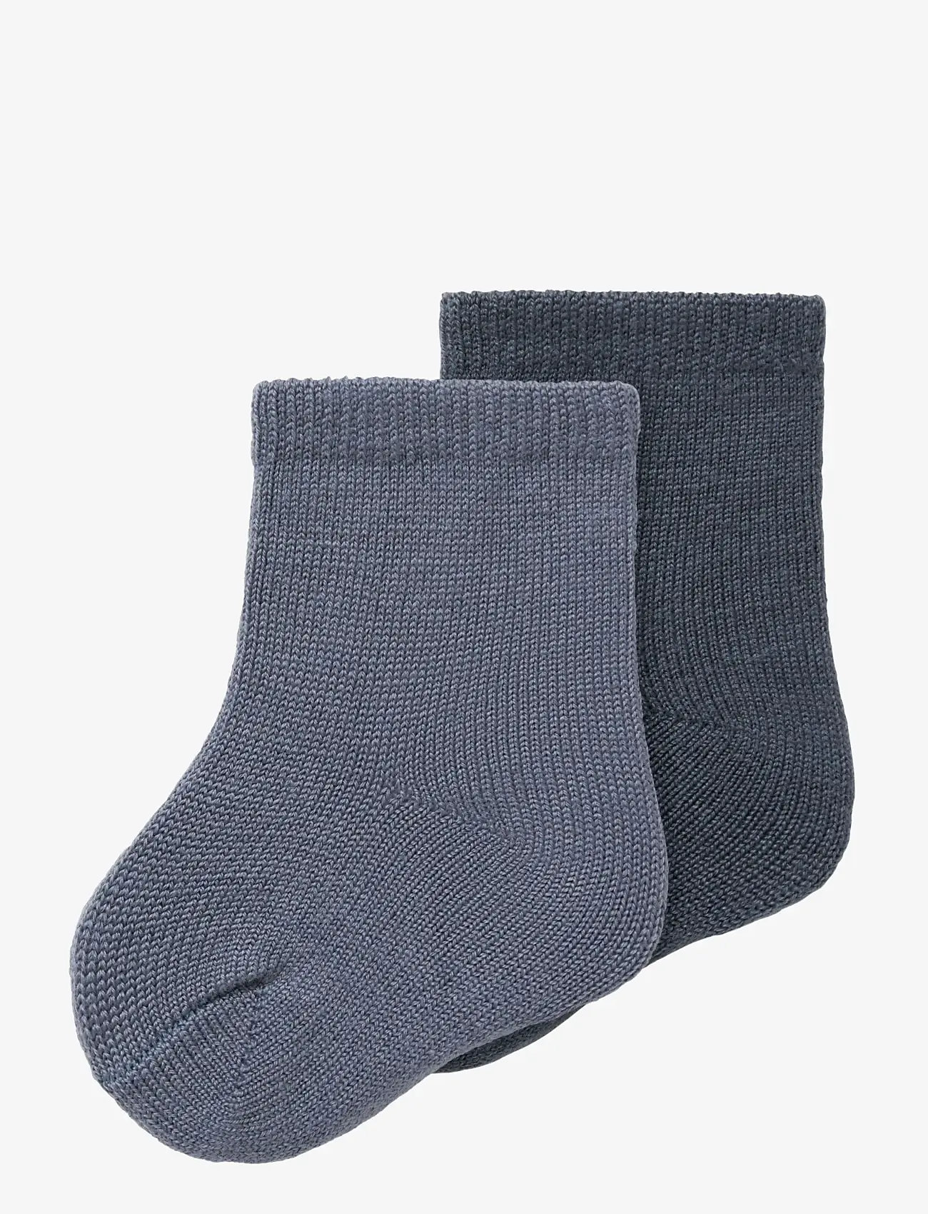 name it - NBMWAKTA WO/VI 2P SOCK - sokkar - folkstone gray - 0