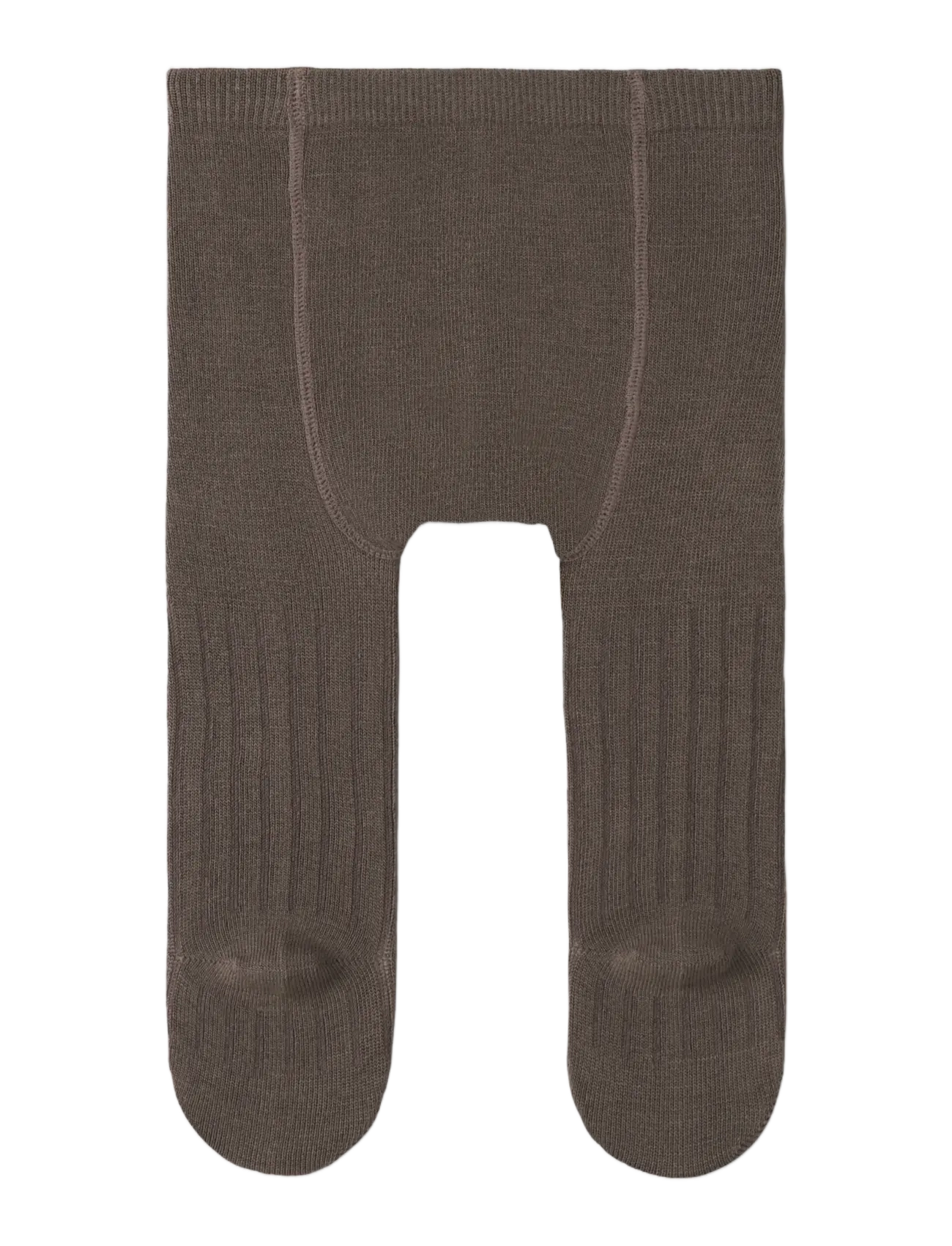 name it - NBMWAKMA WO/BL RIB PANTYHOSE - strumpfhosen - morel - 1
