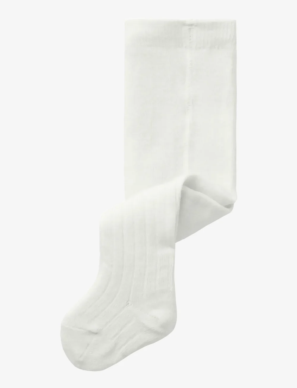 name it - NBMWAKMA WO/BL RIB PANTYHOSE - collants - snow white - 0