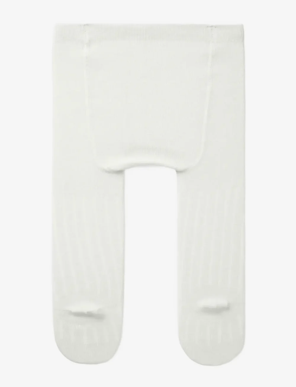 name it - NBMWAKMA WO/BL RIB PANTYHOSE - collants - snow white - 1