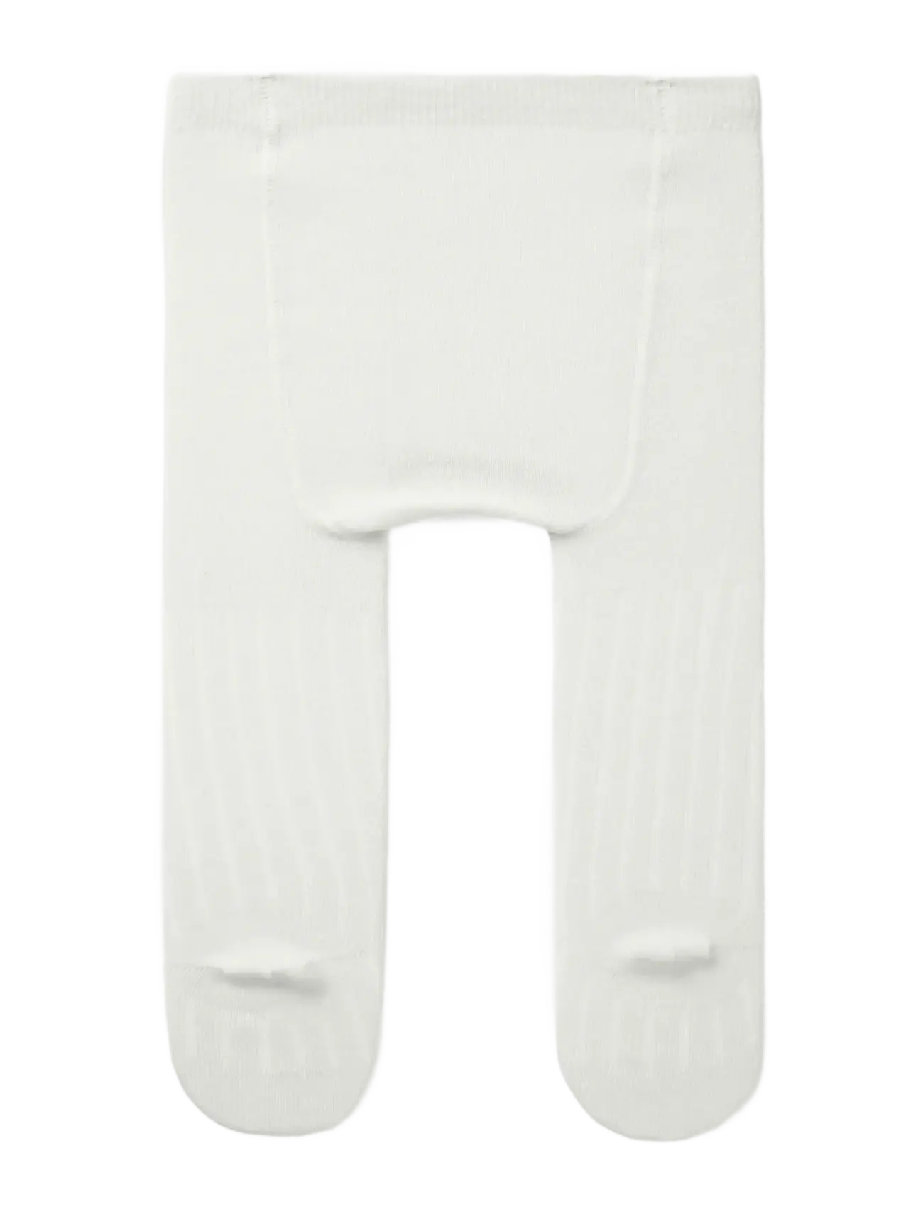 name it - NBMWAKMA WO/BL RIB PANTYHOSE - tights - snow white - 2
