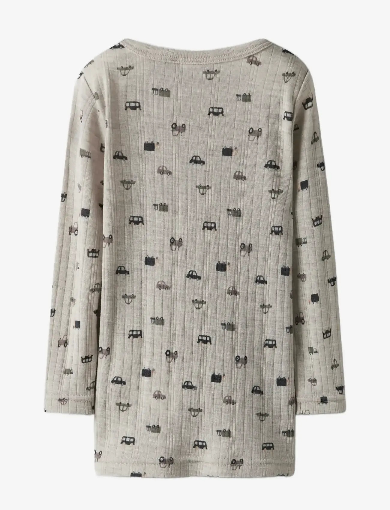 name it - NMMWANG WOOL NEEDLE LS TOP NOOS - langærmede t-shirts - nacreous cloud - 1