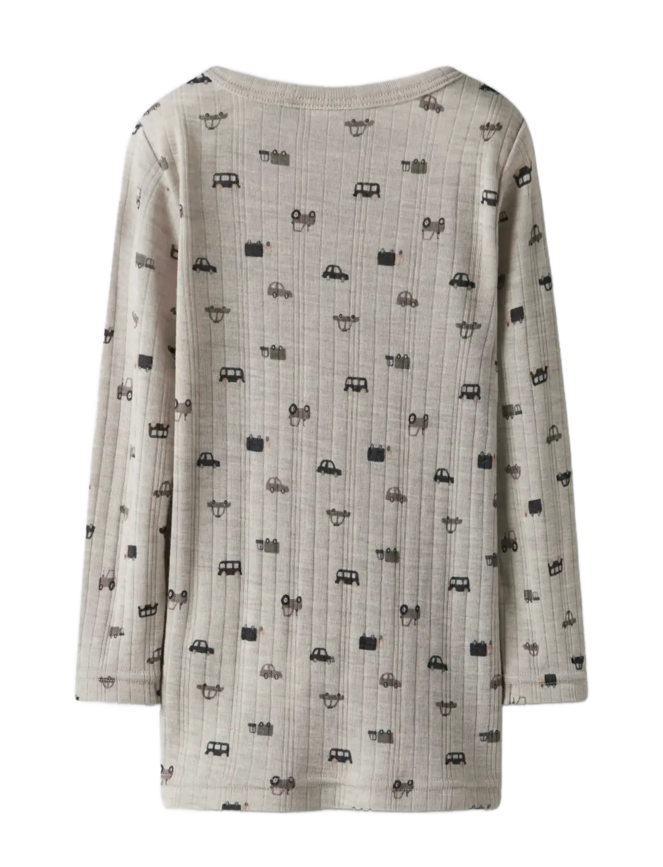 name it - NMMWANG WOOL NEEDLE LS TOP - langärmelig - nacreous cloud - 3