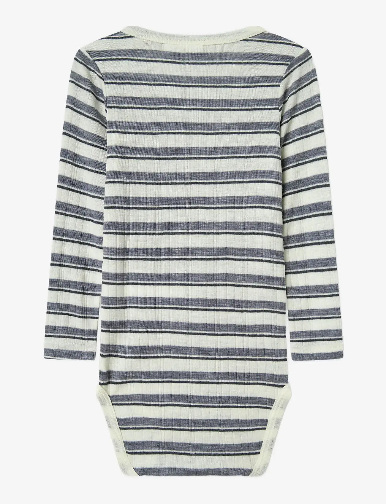 name it - NMMWANG WOOL NEEDLE LS BODY - base layer baby - folkstone gray - 1