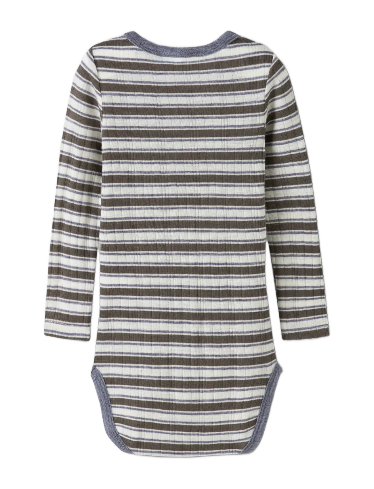 name it - NMMWANG WOOL NEEDLE LS BODY NOOS - beebi alusriided - snow white - 1