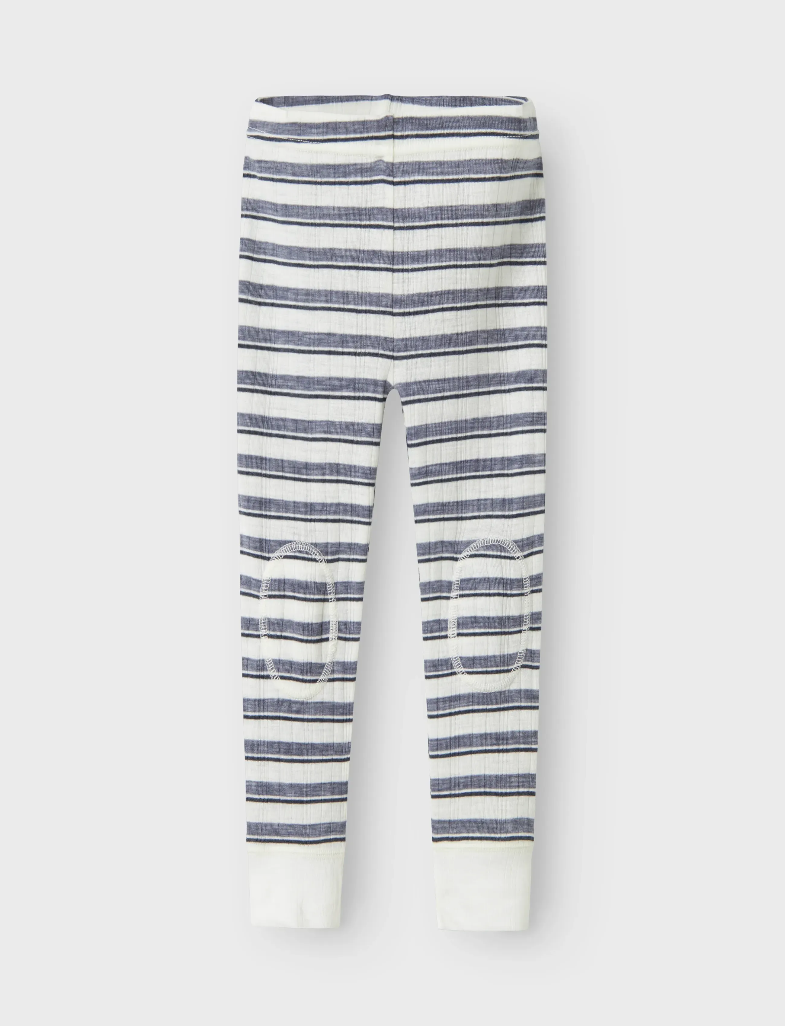 name it NMMWANG WOOL NEEDLE LONGJOHN NOOS - Leggings - FOLKSTONE GRAY / multi