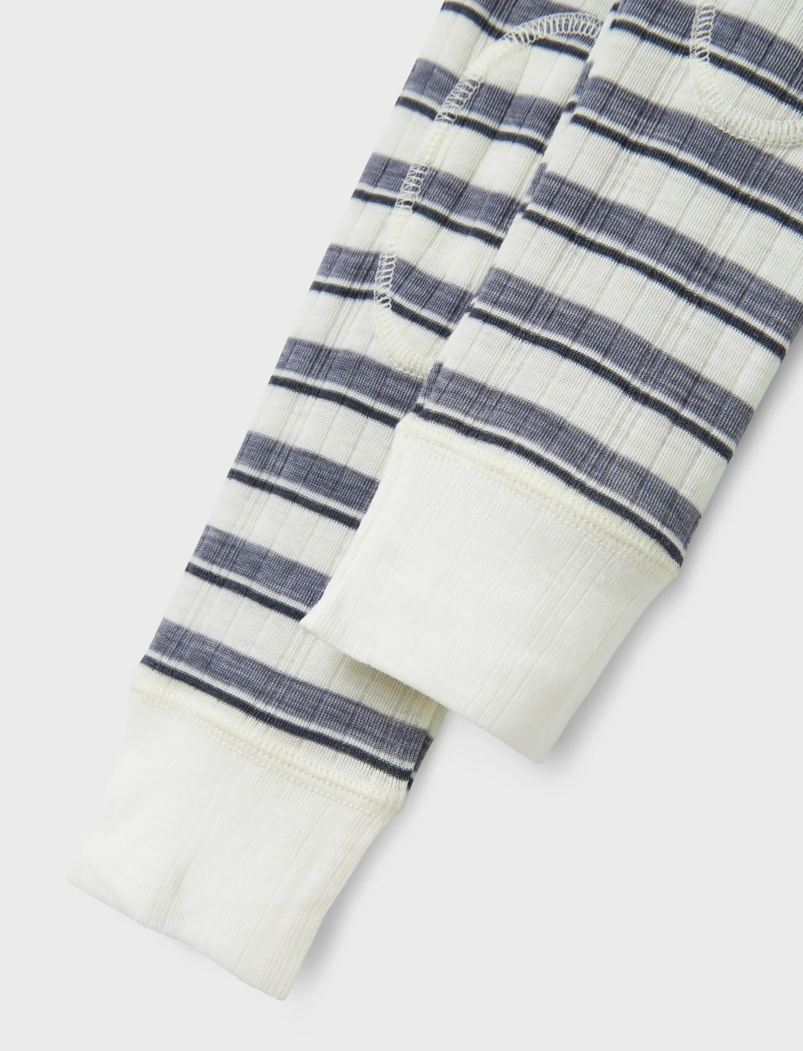 name it - NMMWANG WOOL NEEDLE LONGJOHN - leggings - folkstone gray - 2