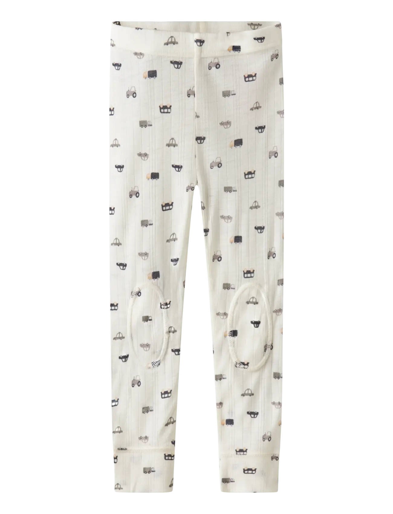 name it NMMWANG WOOL NEEDLE LONGJOHN - Smart tøj - SNOW WHITE / cream