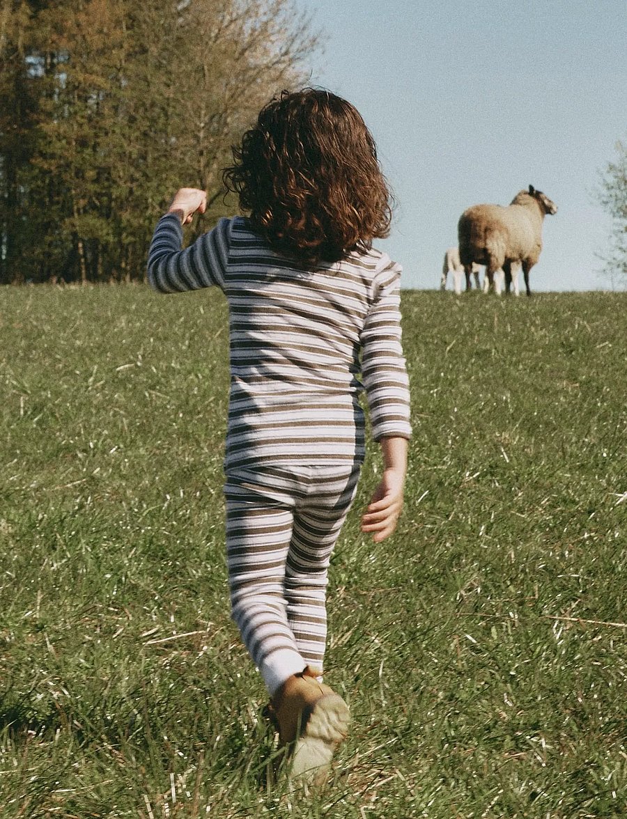 name it - NMMWANG WOOL NEEDLE LONGJOHN - base layer baby - snow white - 2