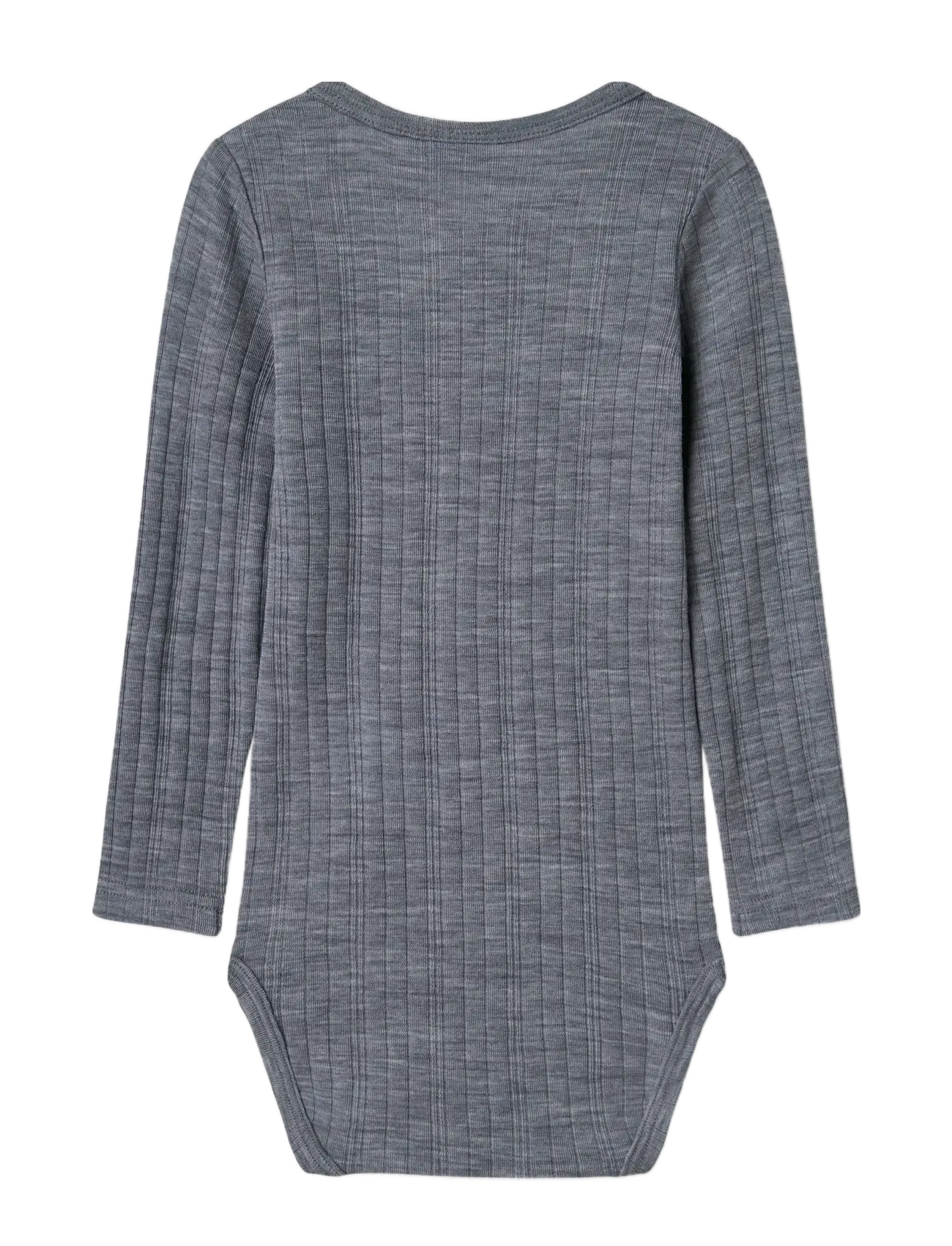 name it - NMMWANG WOOL NEEDLE LS BODY SOLID - laveste priser - folkstone gray - 1