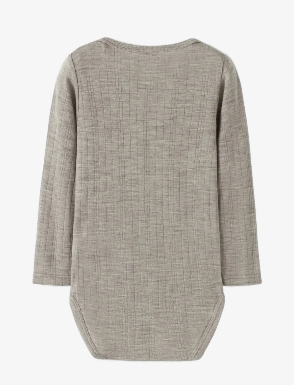 name it - NMMWANG WOOL NEEDLE LS BODY SOLID - base layer baby - satellite - 1