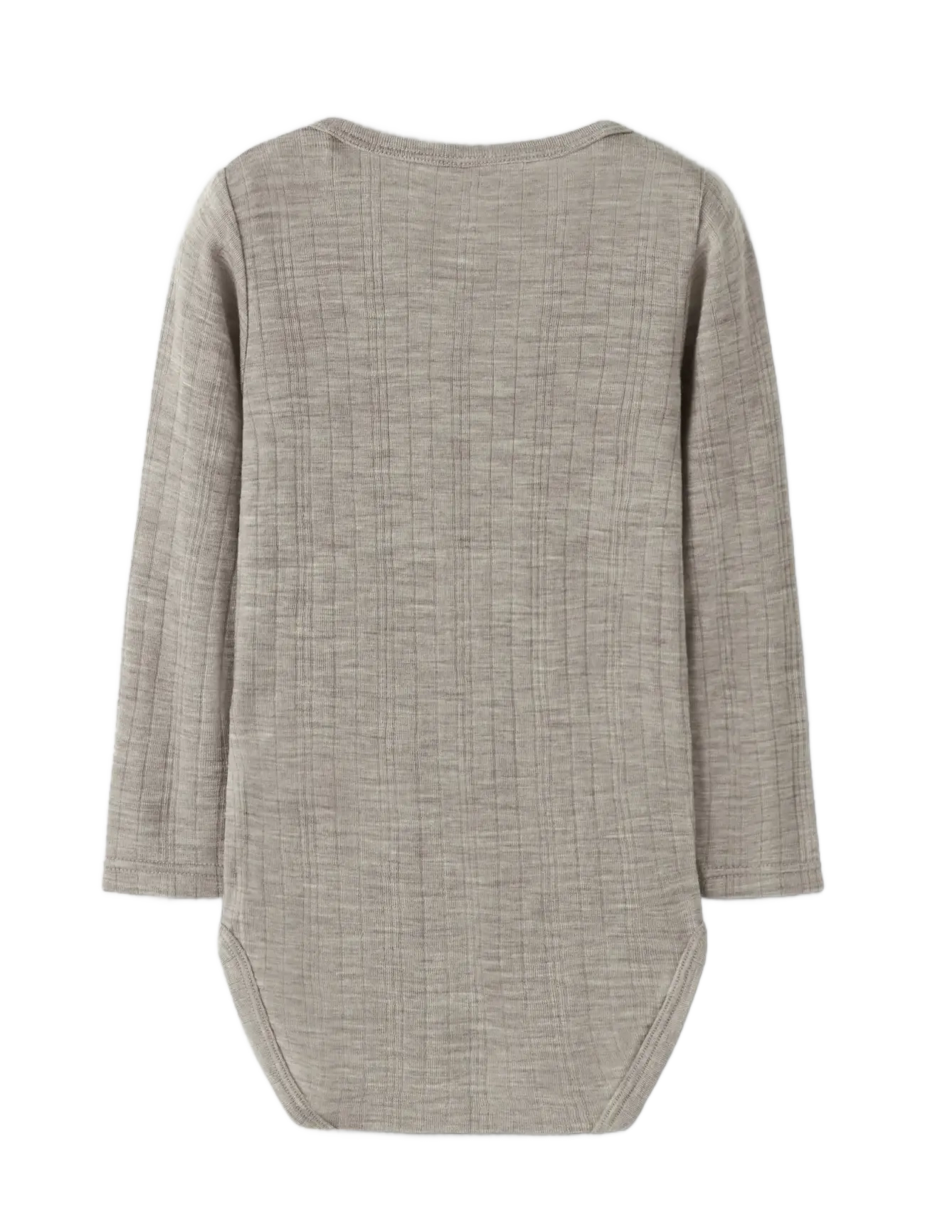 name it - NMMWANG WOOL NEEDLE LS BODY SOLID - base layer baby - satellite - 3