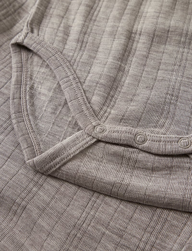 name it - NMMWANG WOOL NEEDLE LS BODY SOLID - base layer baby - satellite - 1