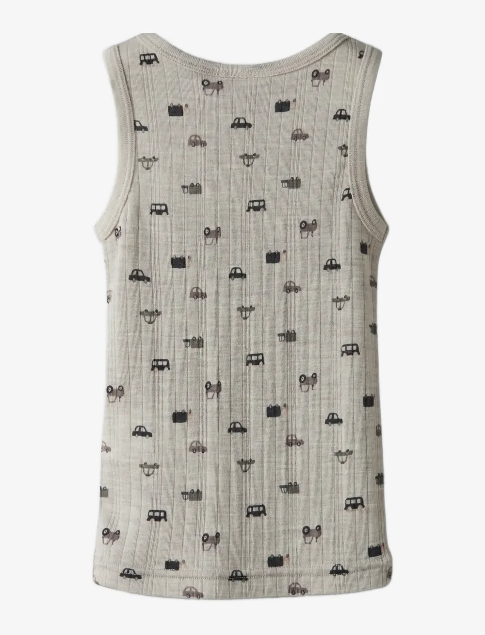 name it - NMMWANG WOOL NEEDLE TANK TOP - hlýrabolir - nacreous cloud - 1