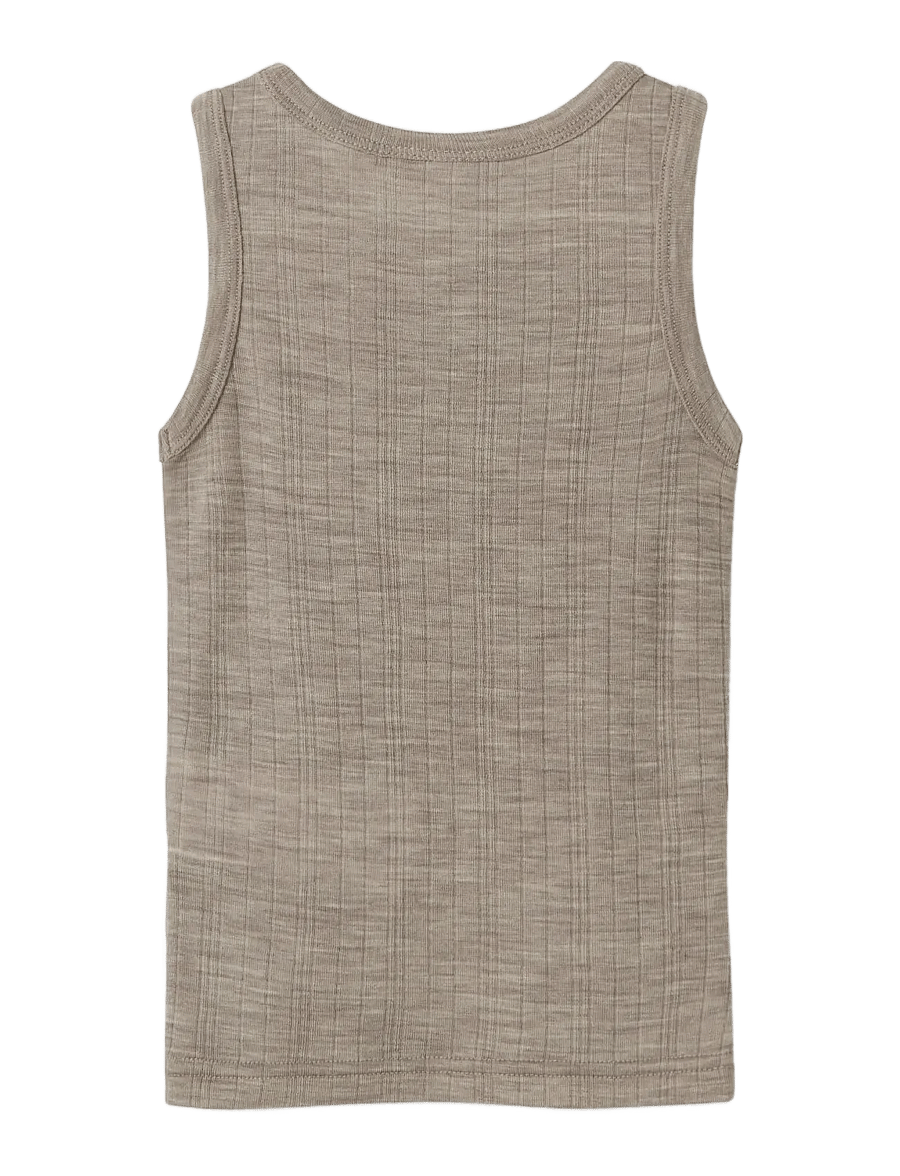 name it - NMMWANG WOOL NEEDLE TANK TOP - satellite - 2