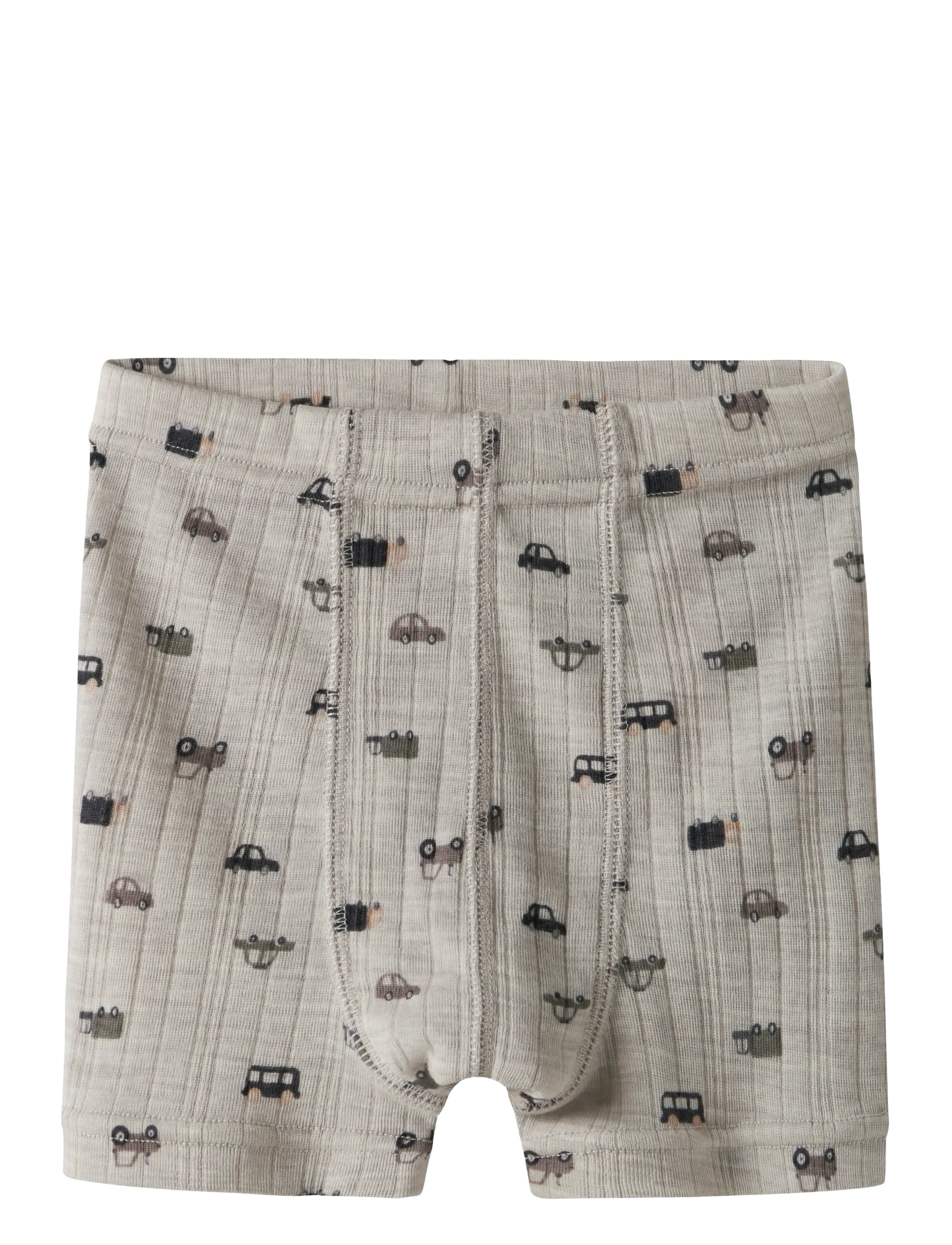 name it NMMWANG WOOL NEEDLE BOXER - Ondergoed - NACREOUS CLOUD / grey