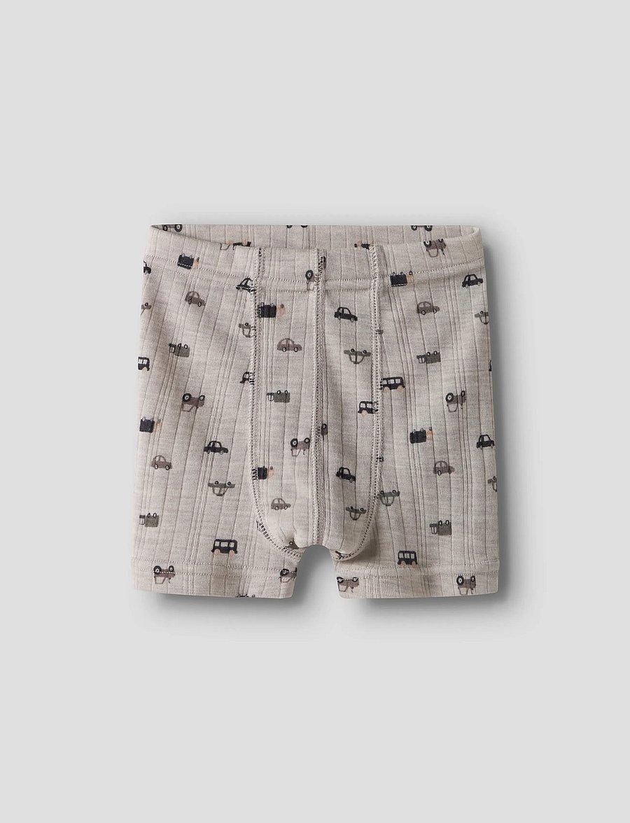 name it - NMMWANG WOOL NEEDLE BOXER - aluspüksid - nacreous cloud - 0