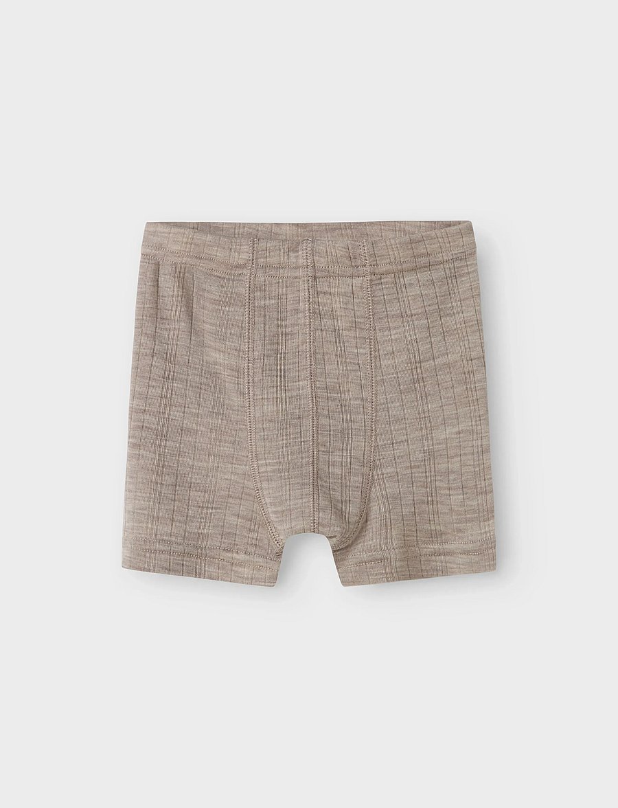 name it - NMMWANG WOOL NEEDLE BOXER - aluspüksid - satellite - 0