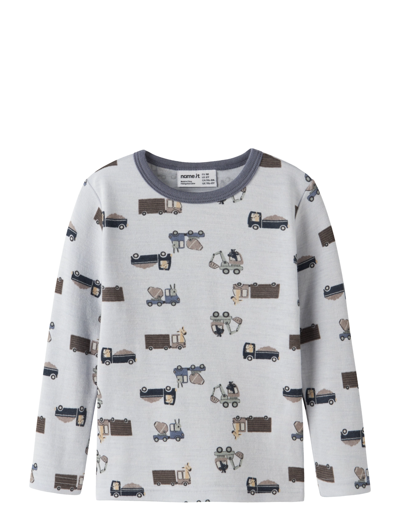 name it NMMWILLIT WOOL LS TOP - Vêtements - ARCTIC ICE / blue