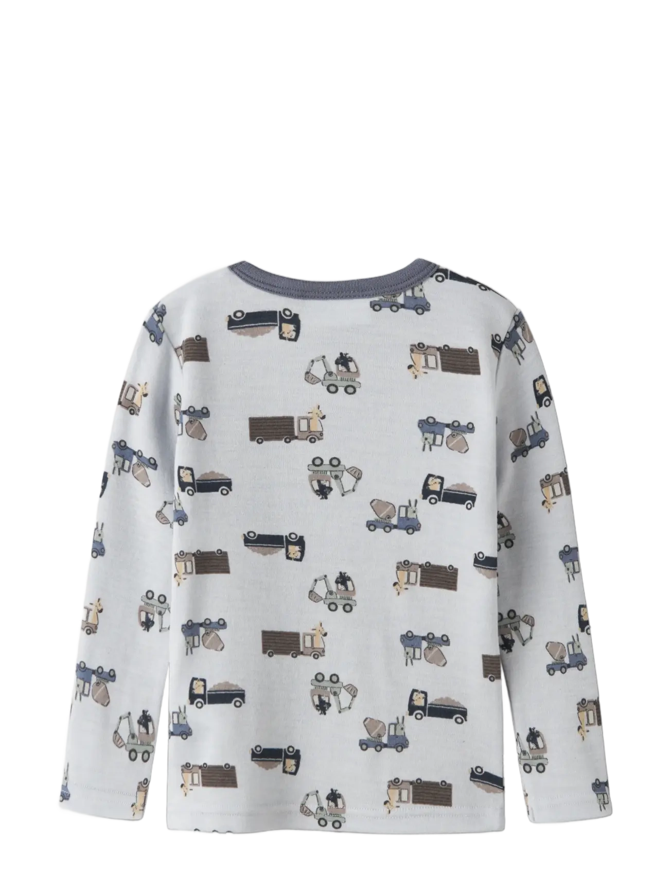 name it - NMMWILLIT WOOL LS TOP - arctic ice - 2