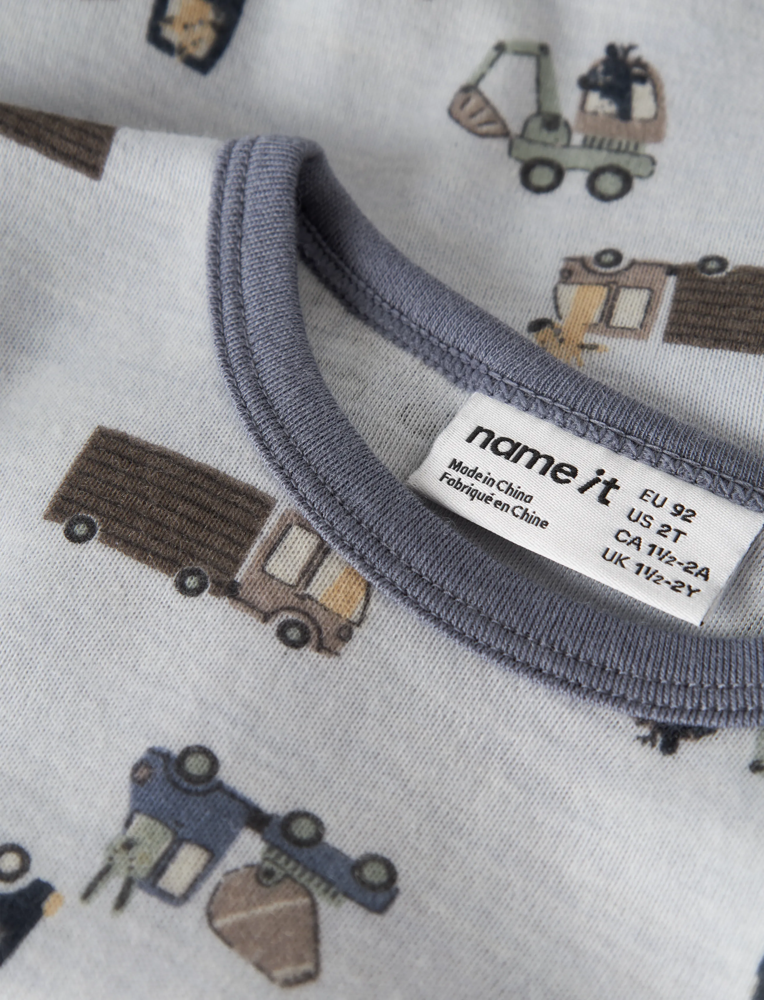 name it - NMMWILLIT WOOL LS TOP - arctic ice - 4
