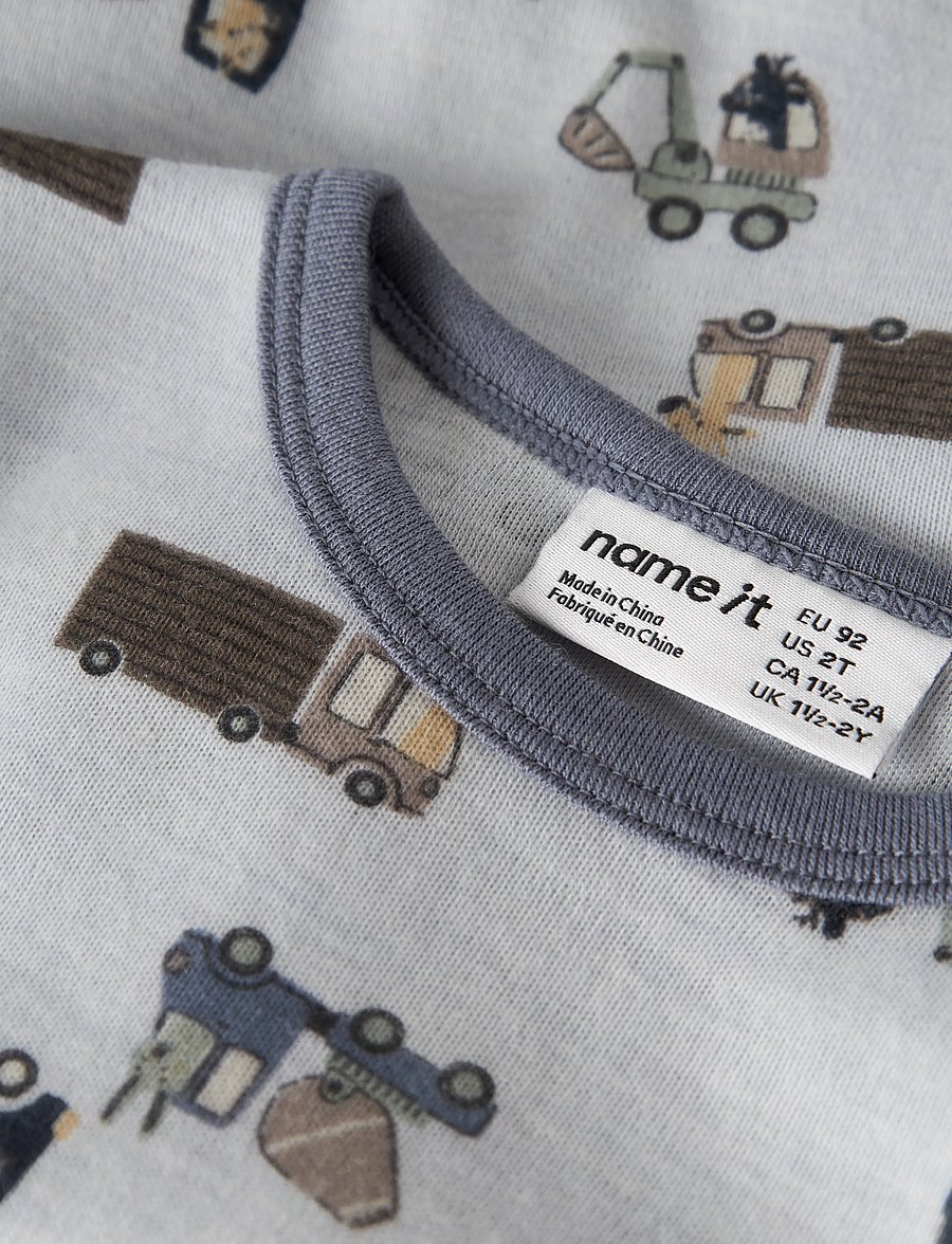 name it - NMMWILLIT WOOL LS TOP - arctic ice - 4