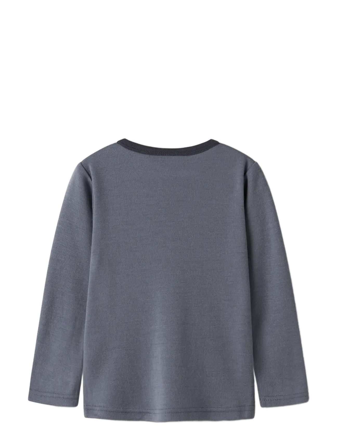 name it - NMMWILLIT WOOL LS TOP - folkstone gray - 1