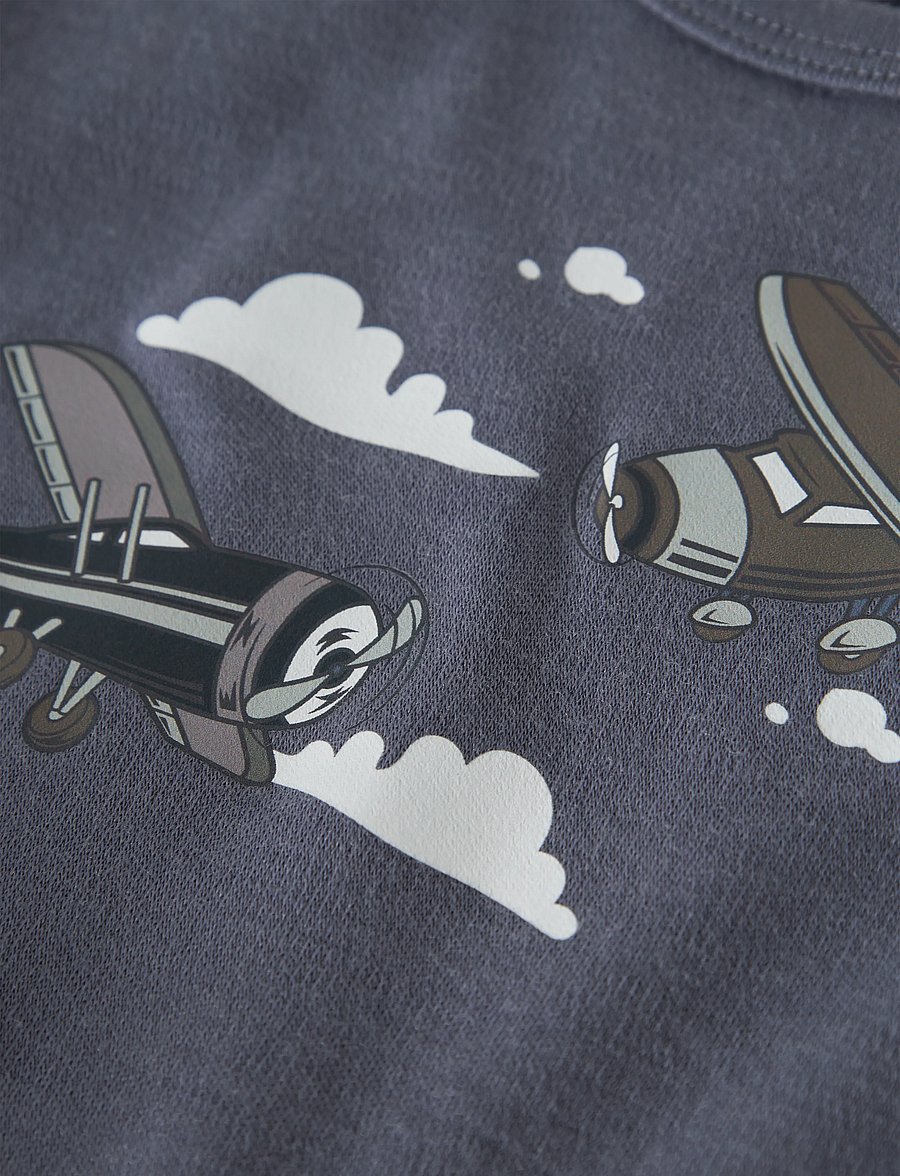 name it - NMMWILLITUS WOOL LS TOP NOOS - langærmede t-shirts - folkstone gray - 4