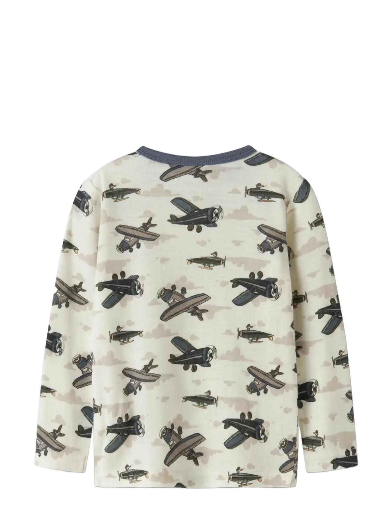 name it - NMMWILLITUS WOOL LS TOP - langärmelig - snow white - 1