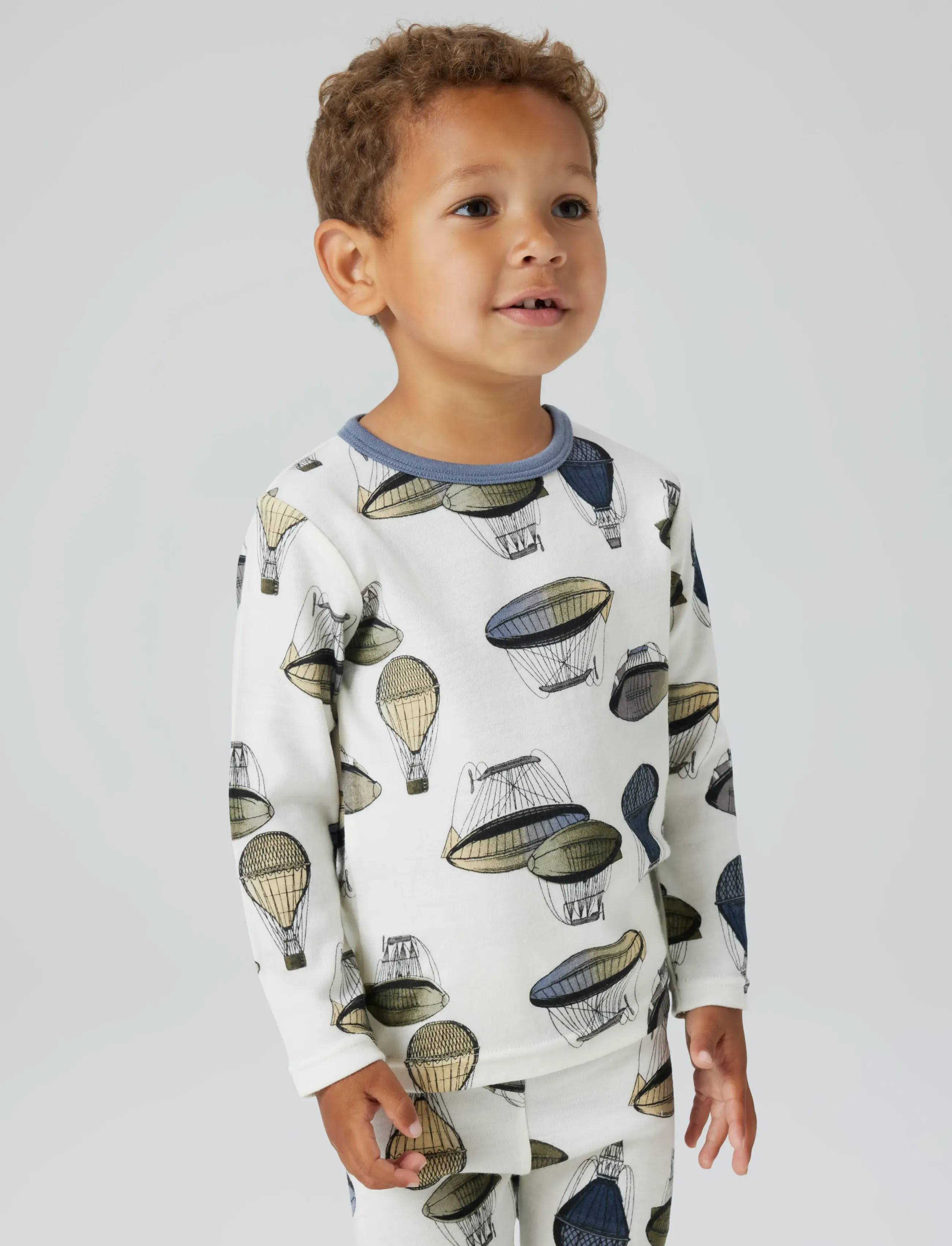 name it Nmmwillitus Wool Ls Top, 98, Multi/patterned, T-Shirts > Langærmede T-shirts, Børn