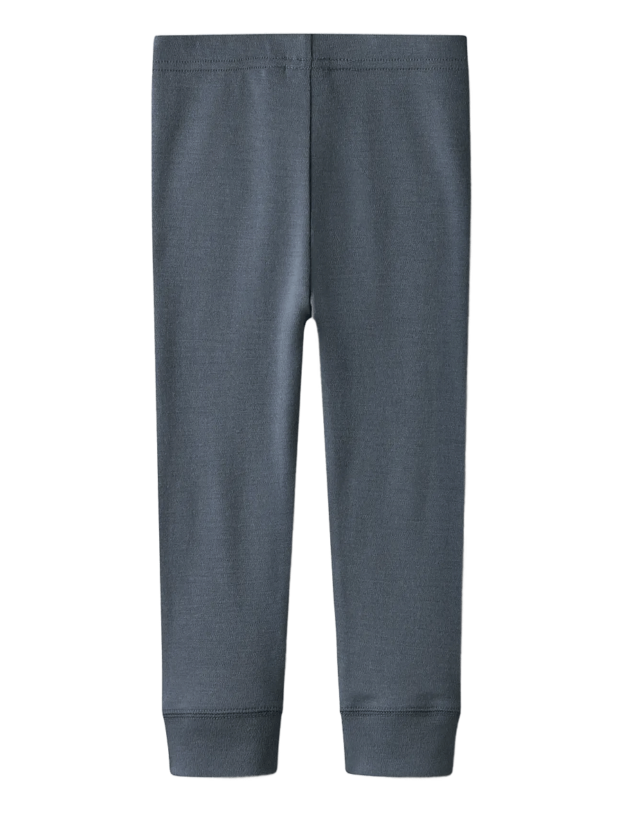 name it - NMMWILLITUS WOOL LONGJOHN - funkionsunterwäsche - hosen - folkstone gray - 1