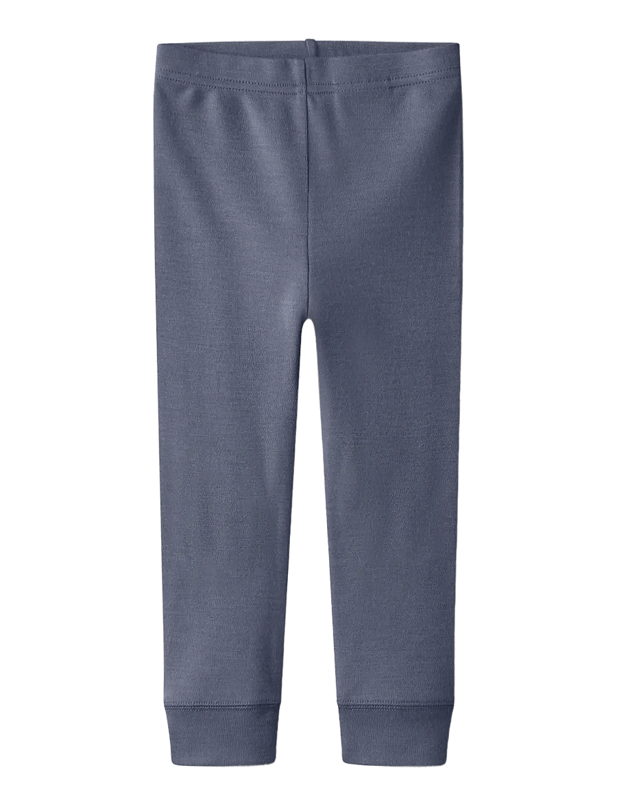 name it - NMMWILLITUS WOOL LONGJOHN - funkionsunterwäsche - hosen - folkstone gray - 2
