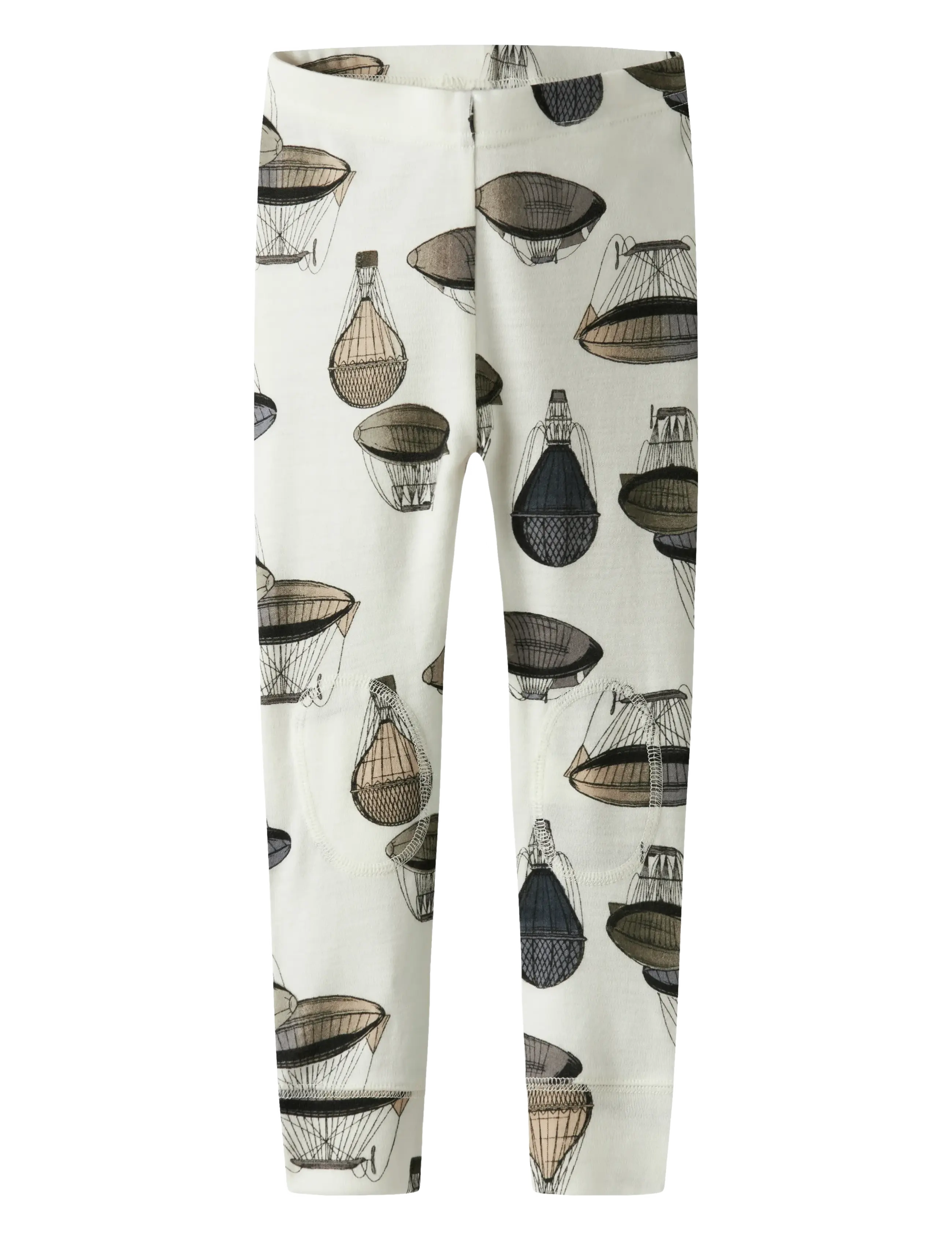 name it NMMWILLITUS  WOOL LONGJOHN - Uldundertøj baby - SNOW WHITE / multi