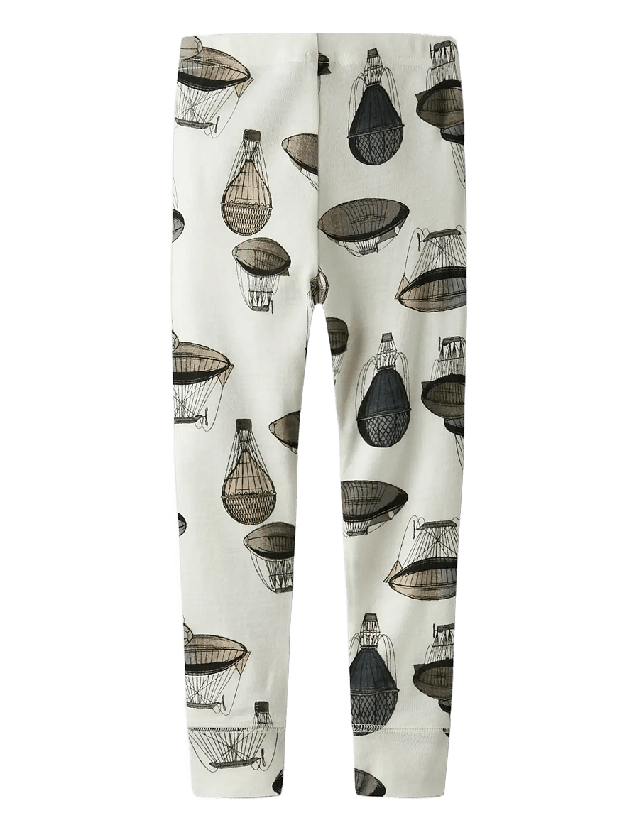 name it - NMMWILLITUS WOOL LONGJOHN - underställ baby - snow white - 2