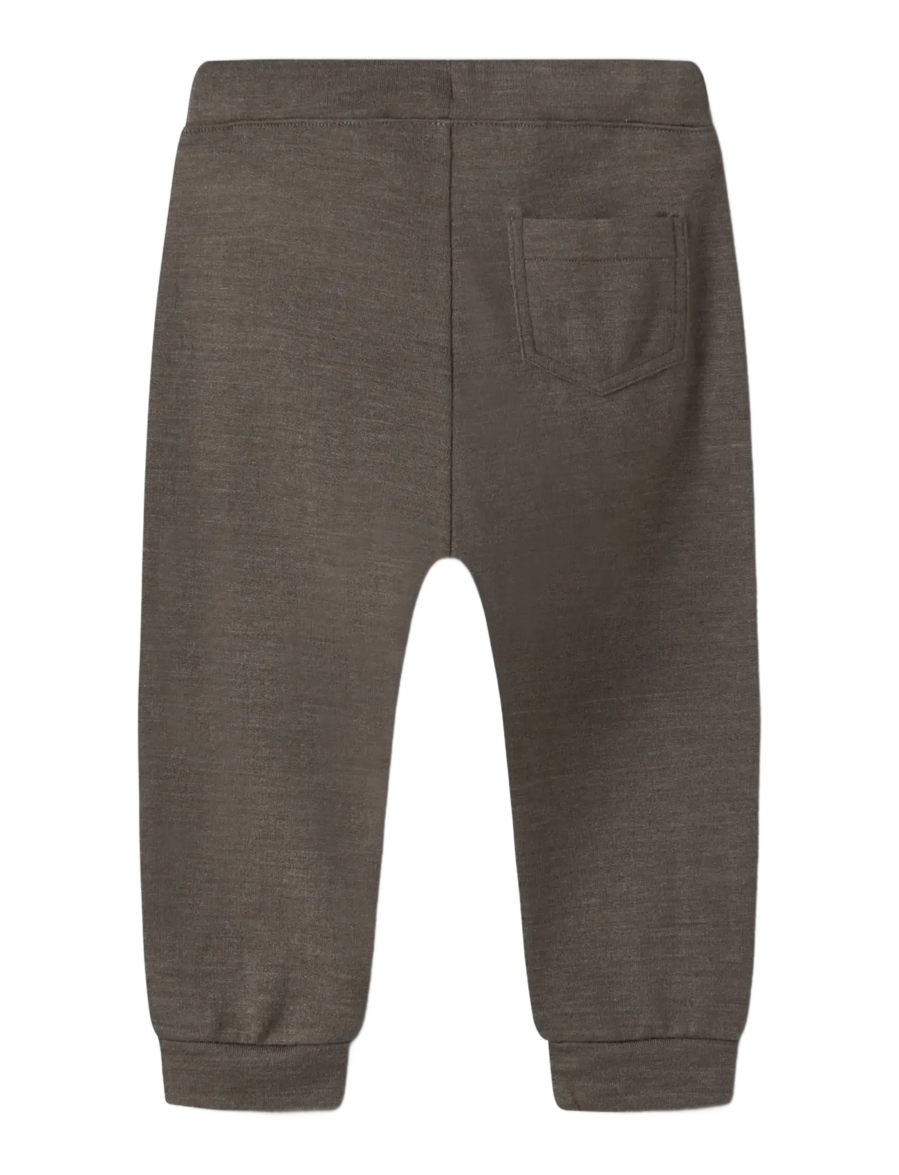 name it - NMMWESSO WOOL SWE PANT - baby trousers - morel - 1