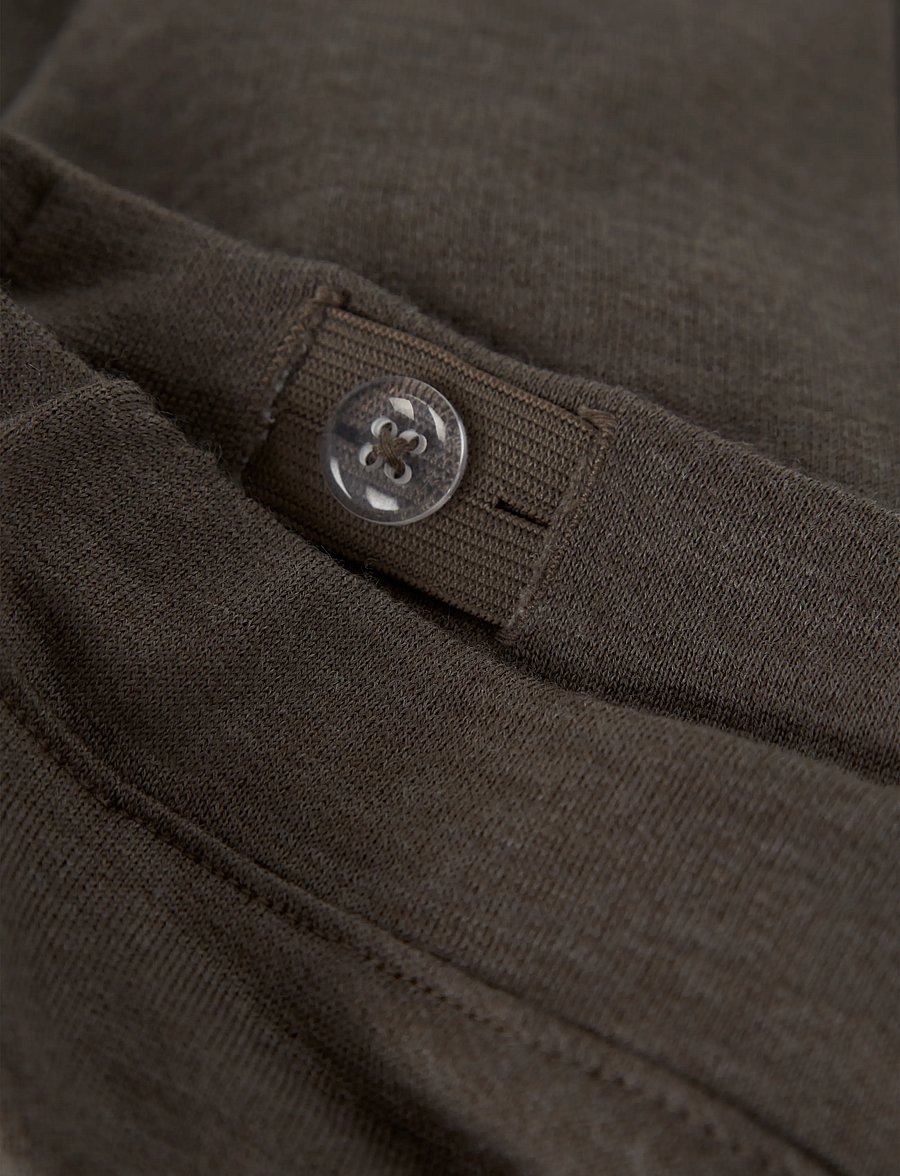 name it - NMMWESSO WOOL SWE PANT - babybukser - morel - 4