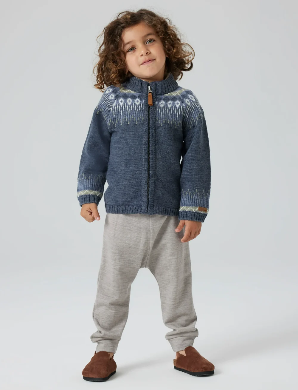 name it - NMMWESSO WOOL SWE PANT - byxor - satellite - 3