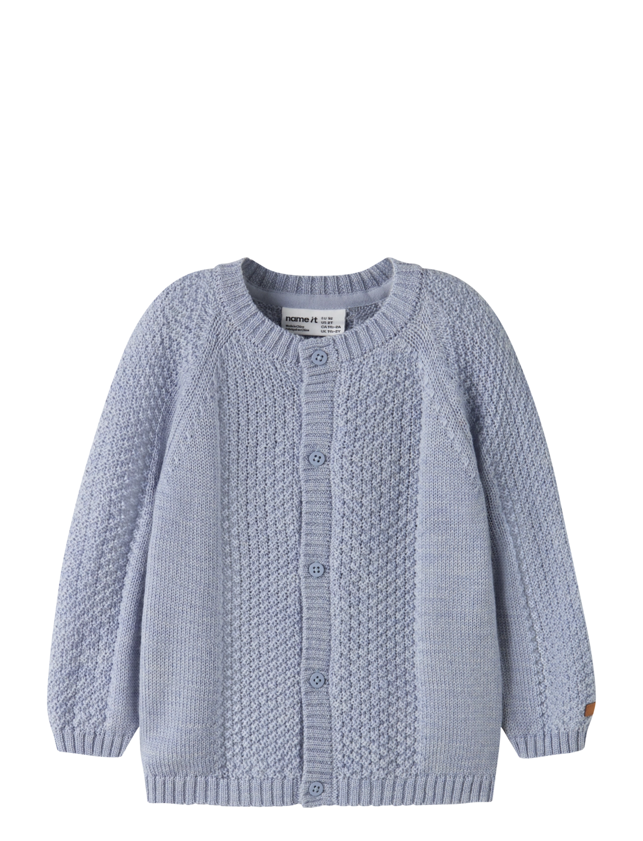 name it NMMWRILLA WOOL LS KNIT CARD - Jumpers - EVENTIDE / blue