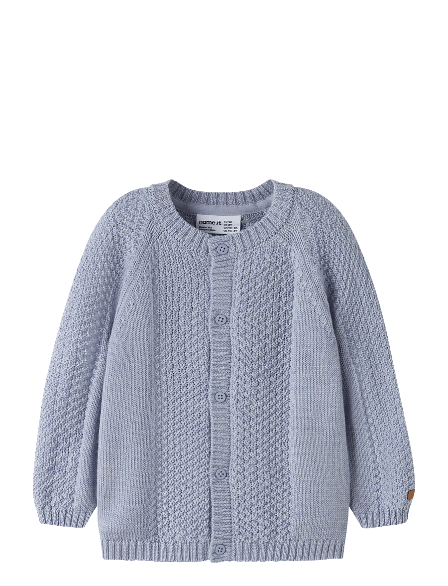 name it - NMMWRILLA WOOL LS KNIT CARD - džemprid - eventide - 0