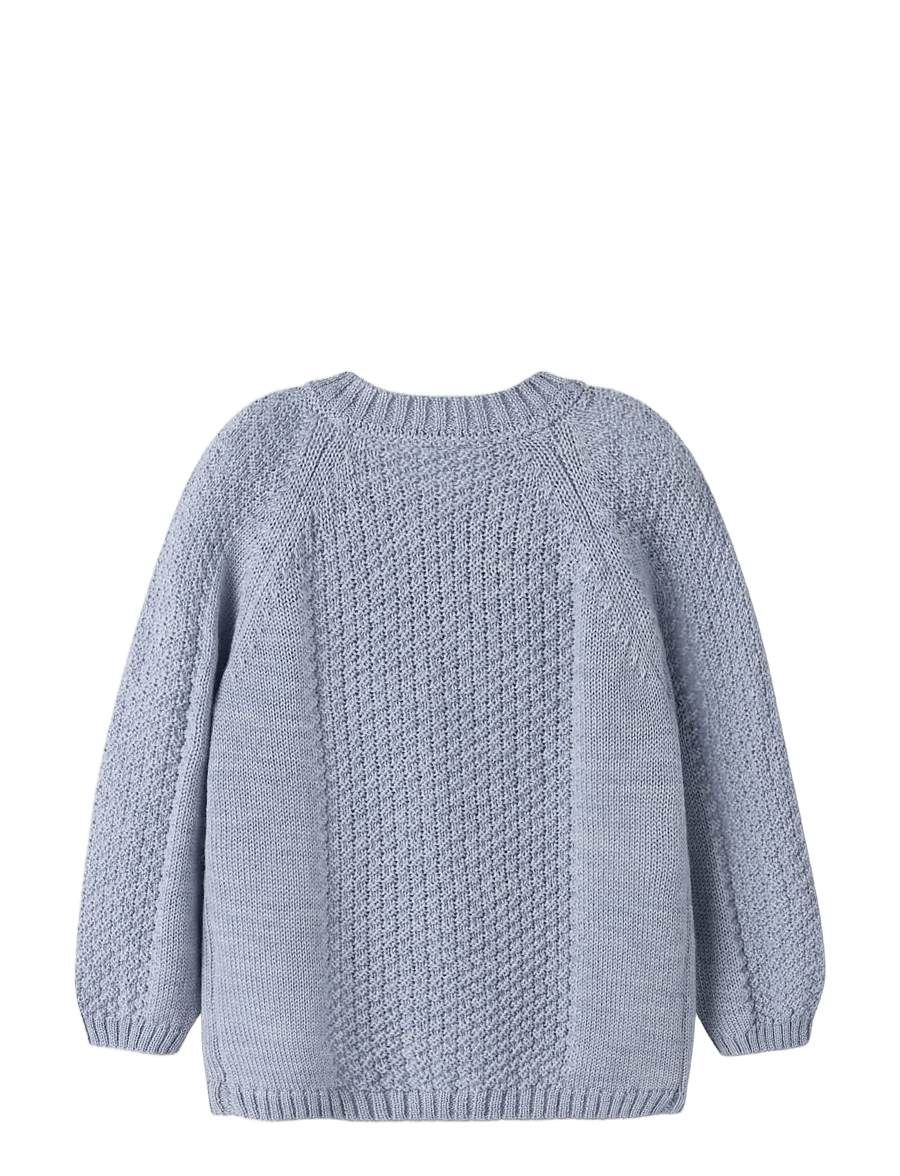 name it - NMMWRILLA WOOL LS KNIT CARD - džemprid - eventide - 1
