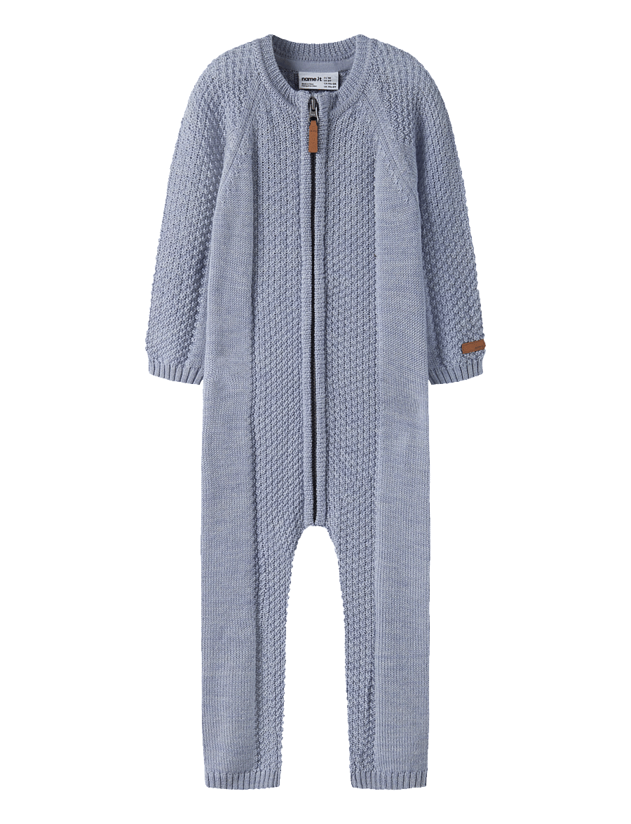 name it - NMMWRILLA WOOL LS KNIT SUIT - jumpsuits - eventide - 0