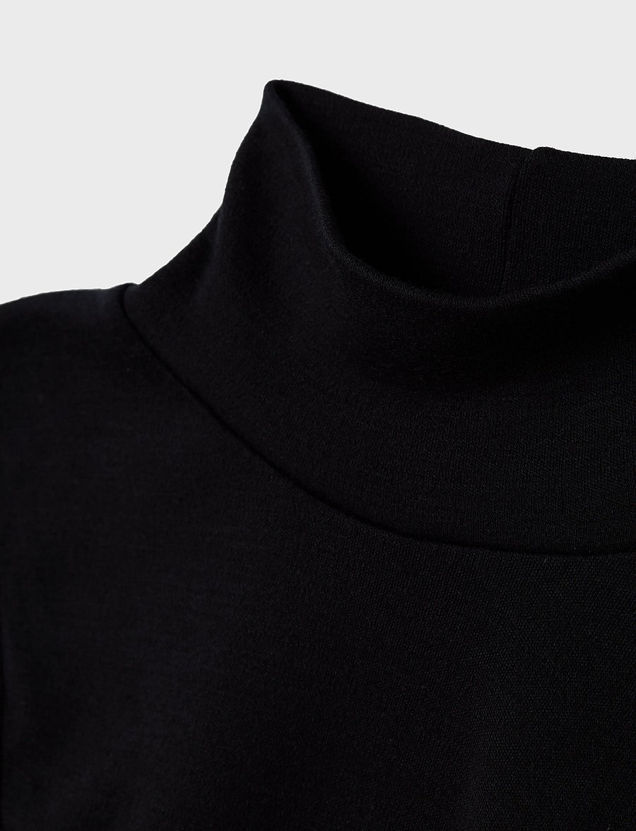 name it - NMMWILLIT WOOL NECKWARMER - black - 4