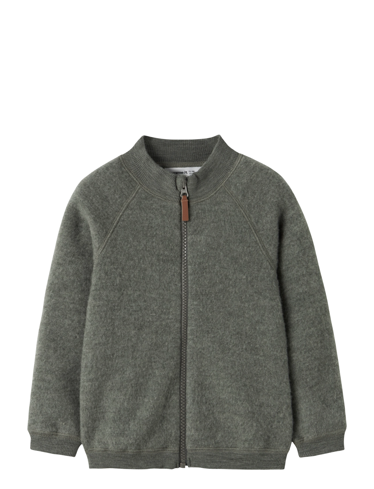 name it NMMWMINO WOOL BRUSHED LS CARD - Alles anzeigen - MULLED BASIL / green