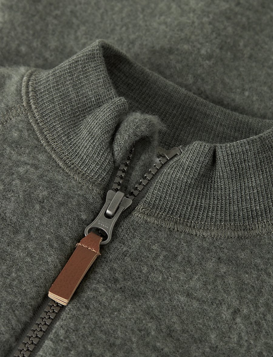 name it - NMMWMINO WOOL BRUSHED LS CARD - mulled basil - 5