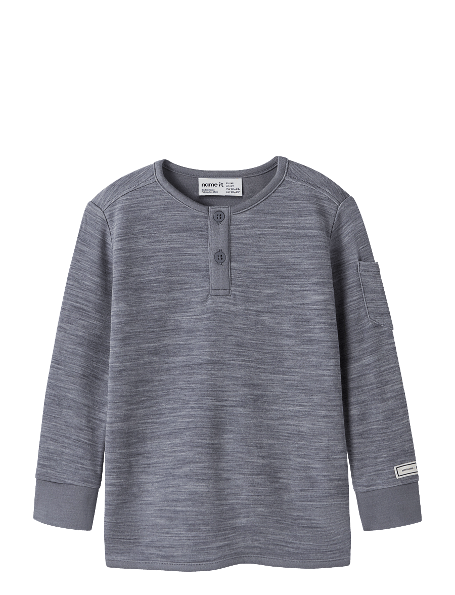 name it - NMMWYLA WO/VI LS TOP - folkstone gray - 1