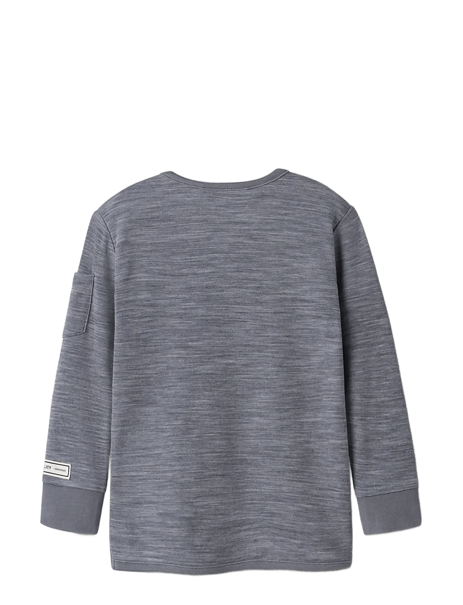 name it - NMMWYLA WO/VI LS TOP - folkstone gray - 2