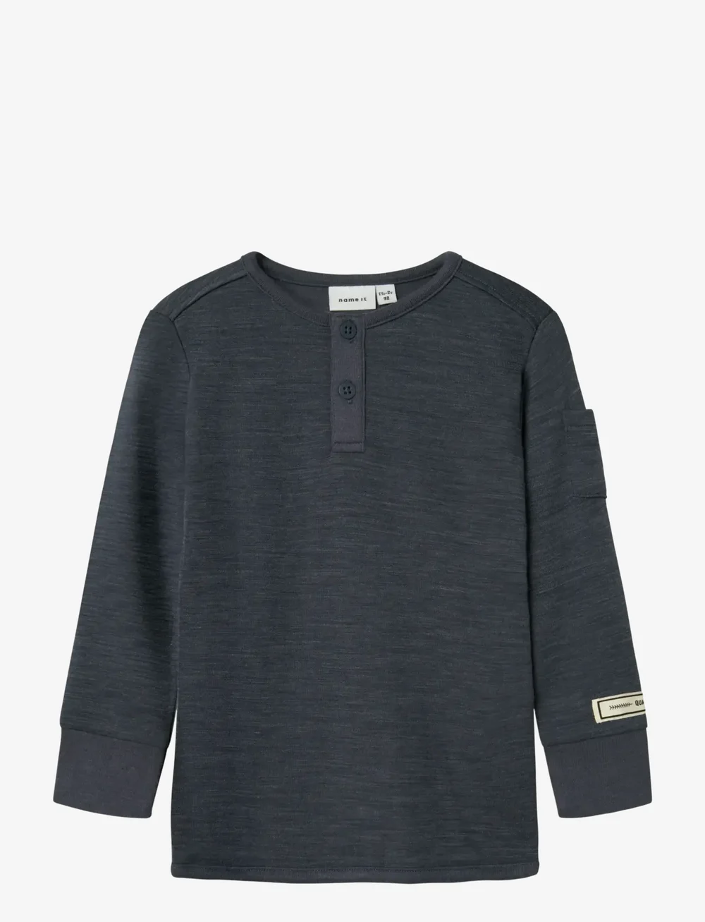 name it - NMMWYLA WO/VI LS TOP - langærmede t-shirts - ombre blue - 1