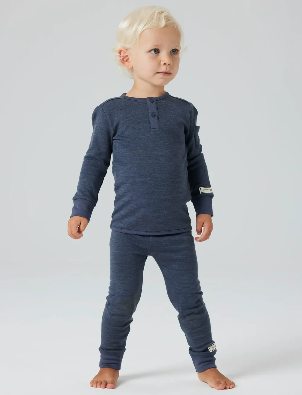 name it - NMMWYLA WO/VI LS TOP - langærmede t-shirts - ombre blue - 3