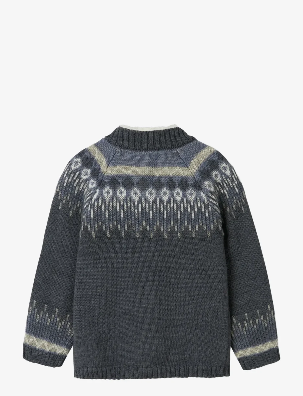 name it - NMMWRISS WOOL LS KNIT CARD - pullover - ombre blue - 1